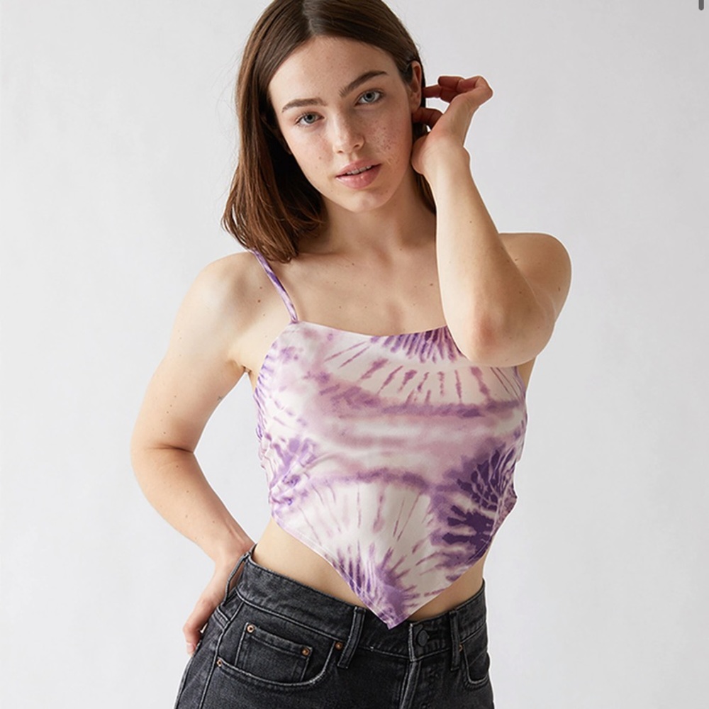 Purple Tie Dye Tank